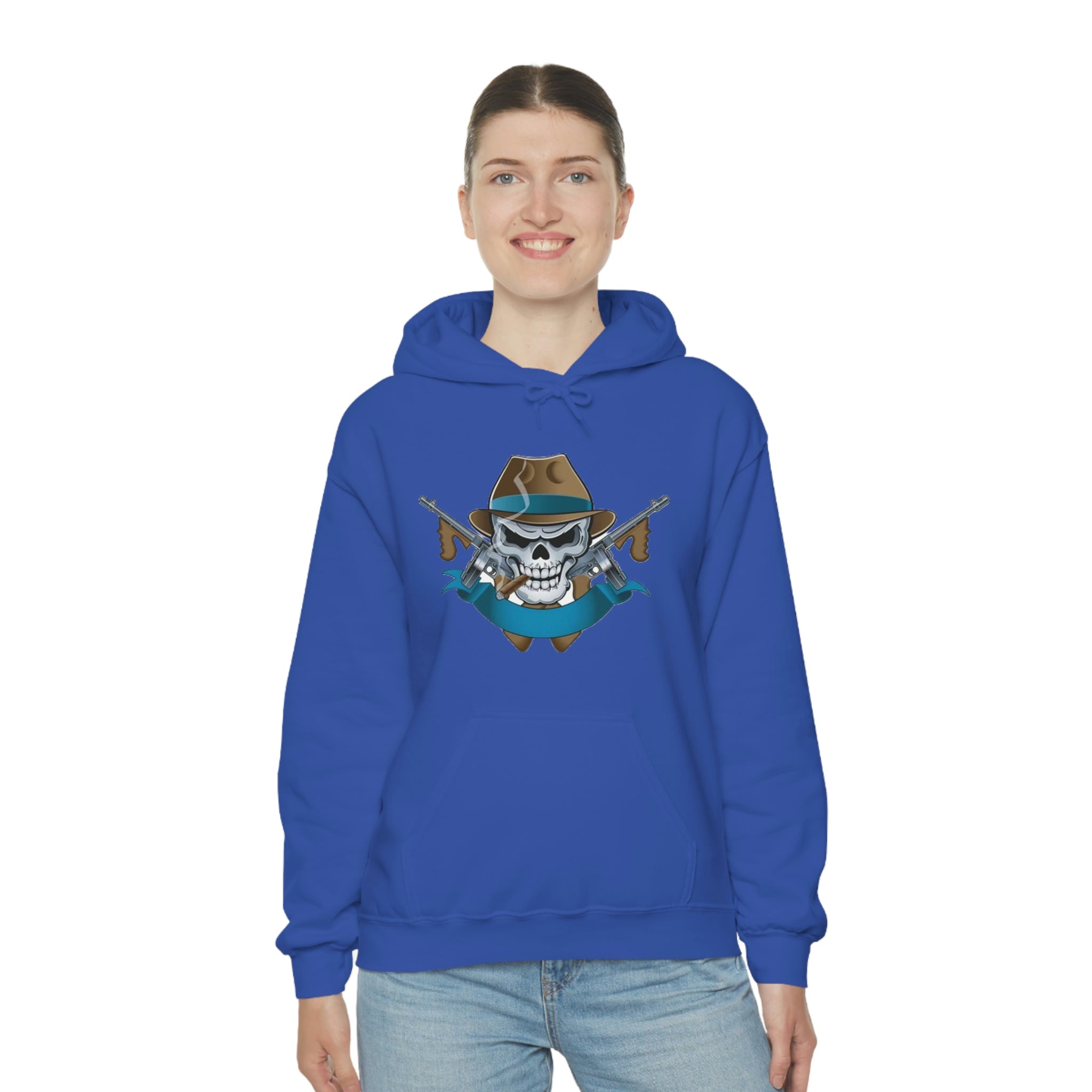 Skullhead- Heavy Blend™ Hooded Sweatshirt