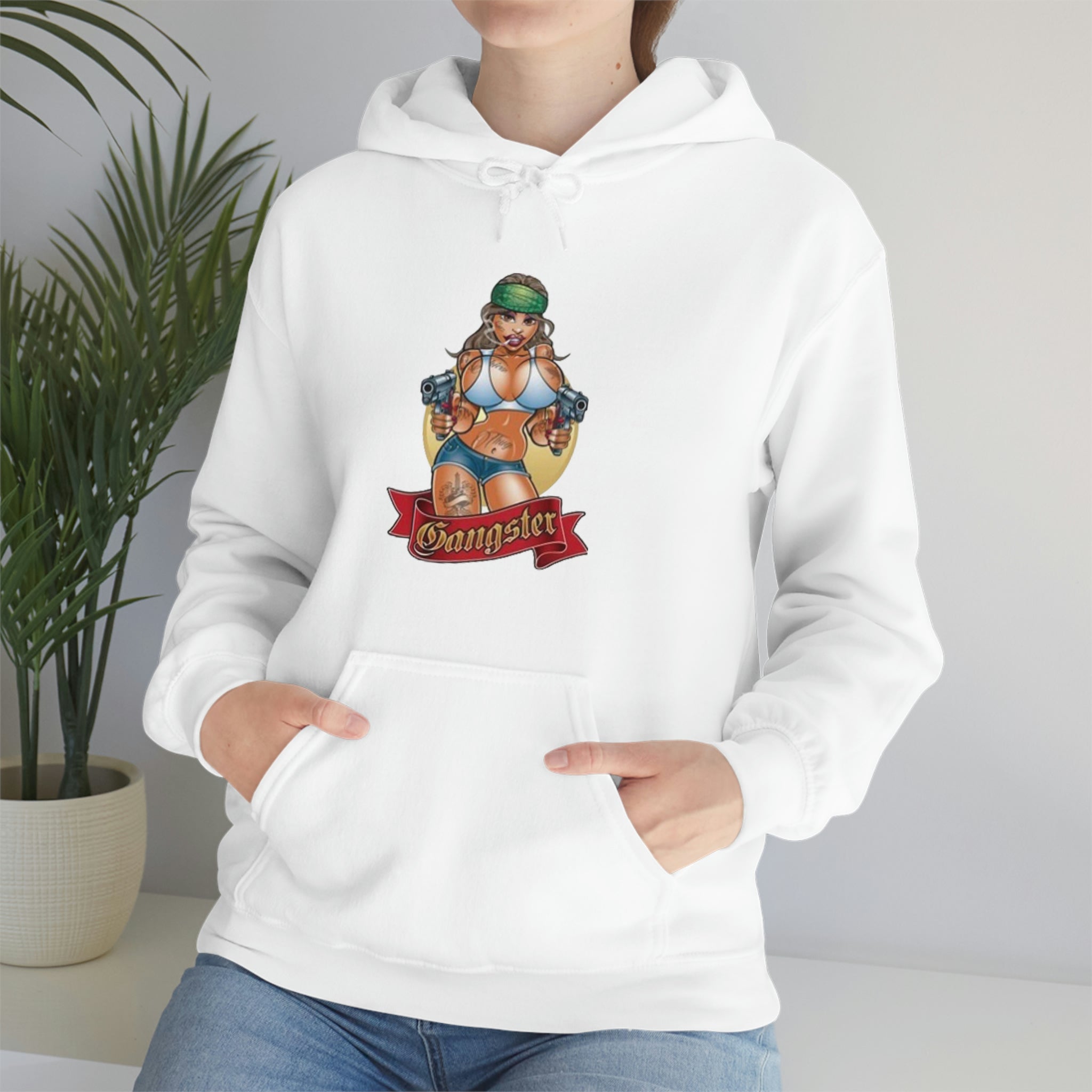 Girl gangster-Heavy Blend™ Hooded Sweatshirt