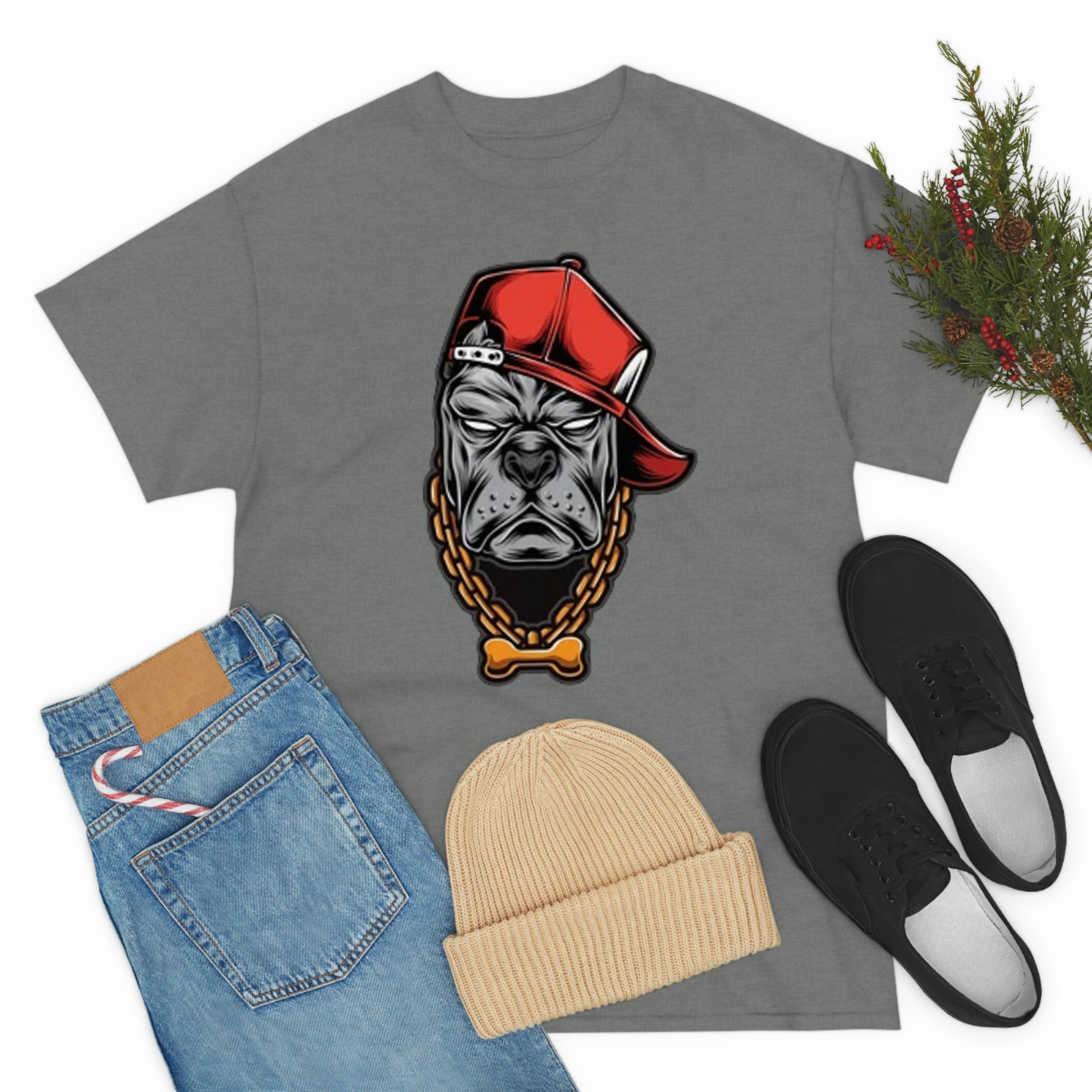 Gangster dog- Heavy Cotton Tee