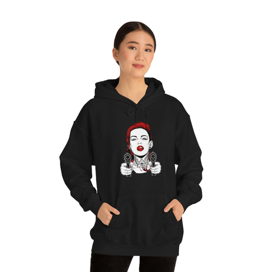 Girl gangster-Heavy Blend™ Hooded Sweatshirt