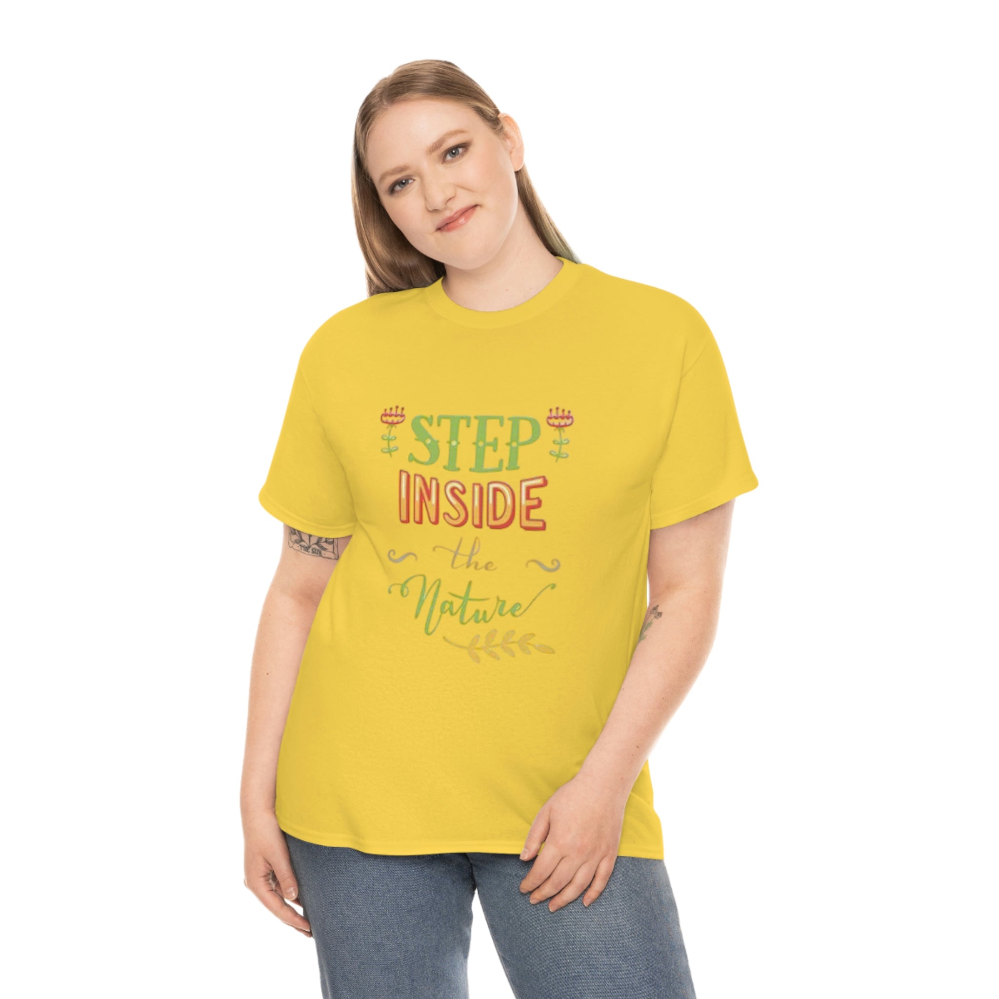 Step inside to nature- Heavy Cotton Tee
