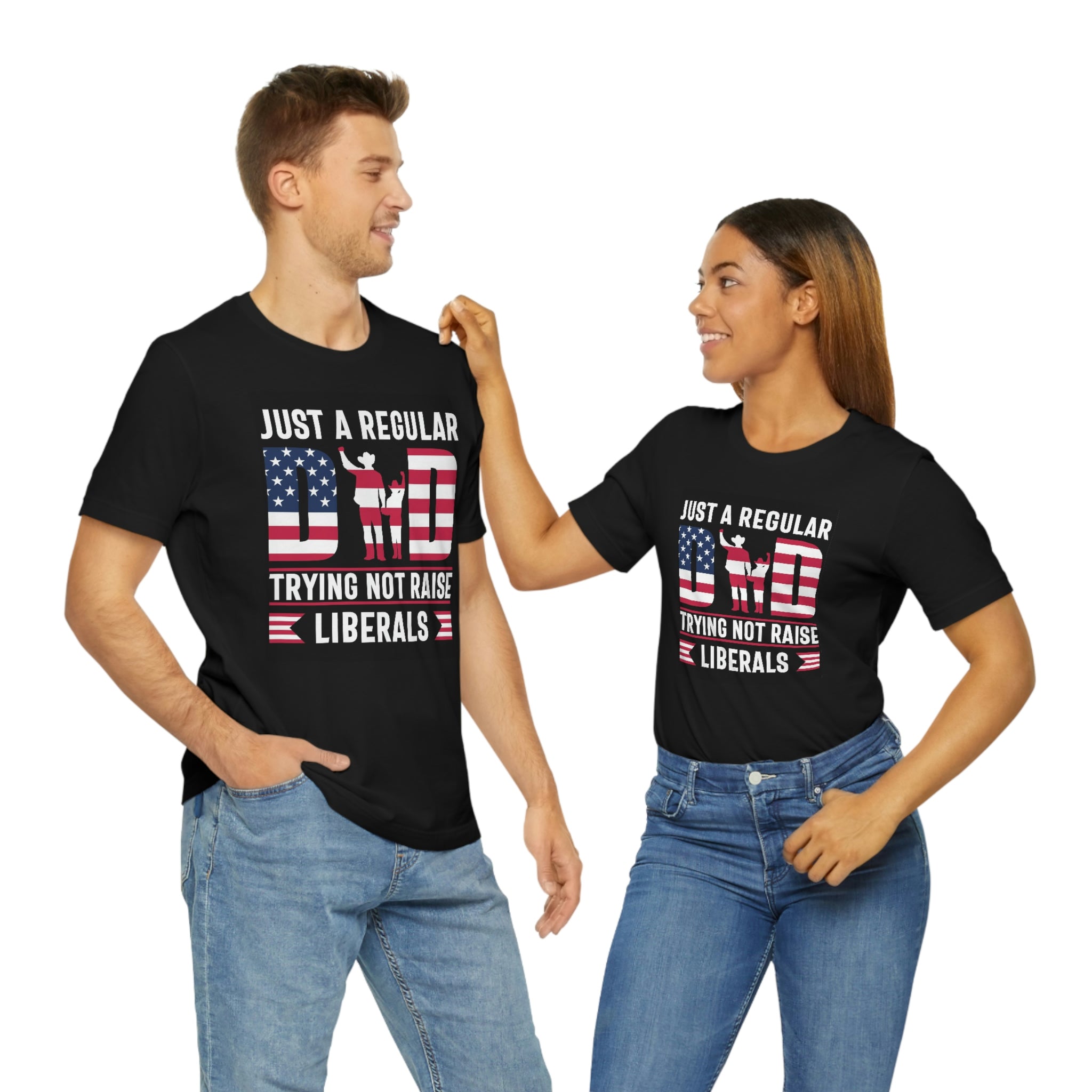 Just a dad- Jersey Short Sleeve Tee