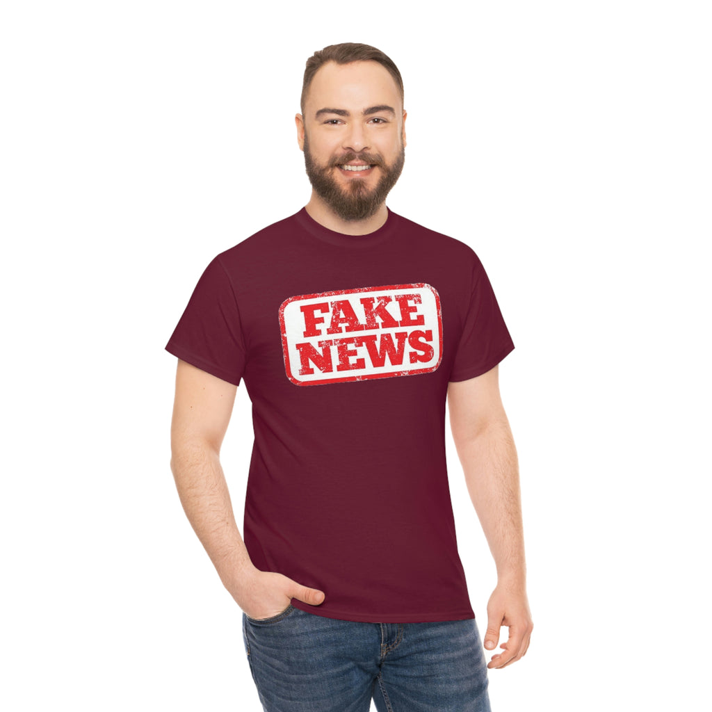 Fake news- Unisex Heavy Cotton Tee
