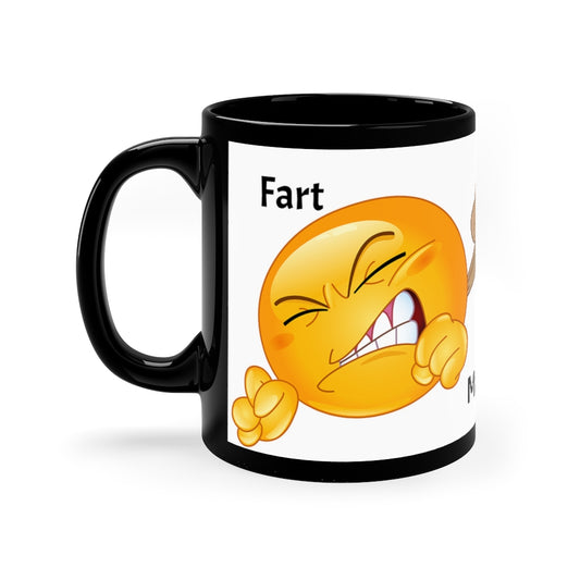 Fart master - 11oz Black coffee Mug