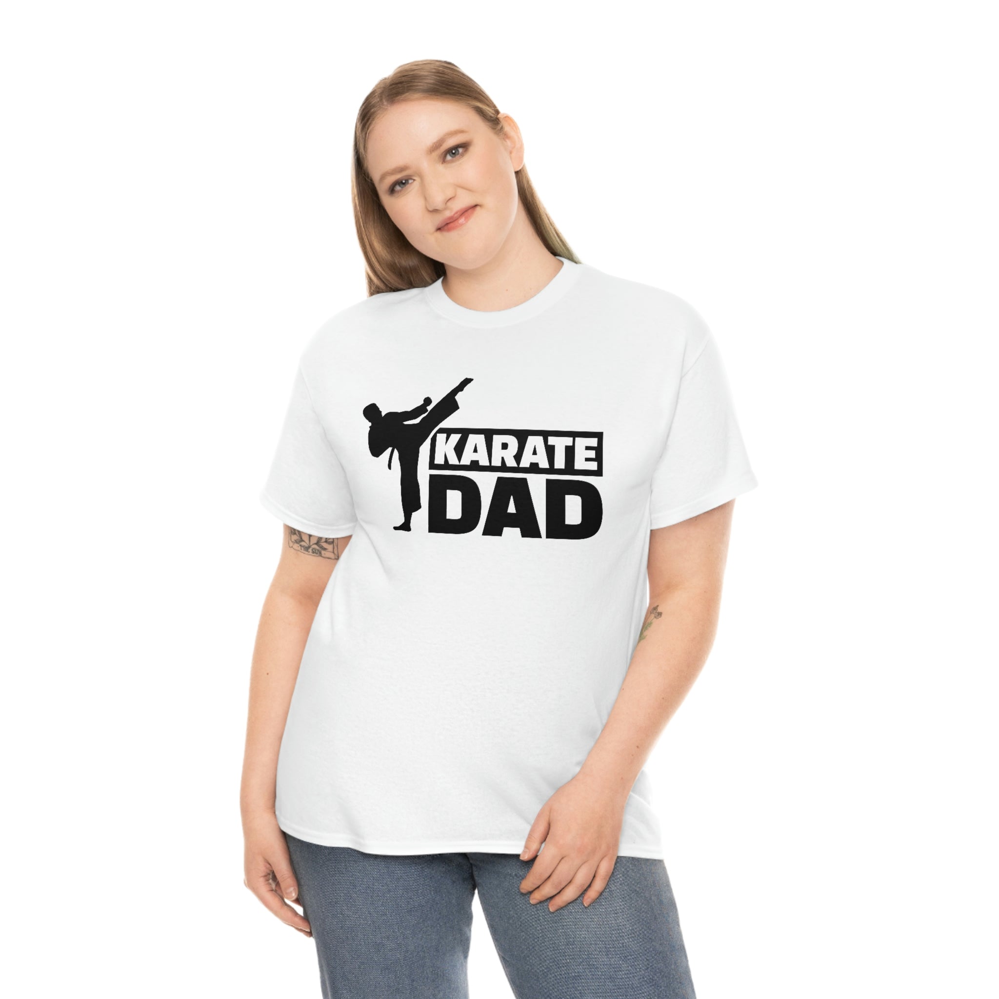Karate dad-  Heavy Cotton Tee