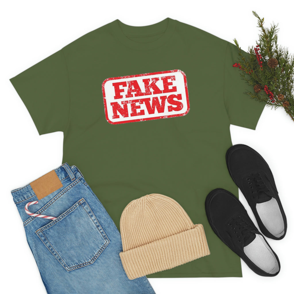 Fake news- Unisex Heavy Cotton Tee