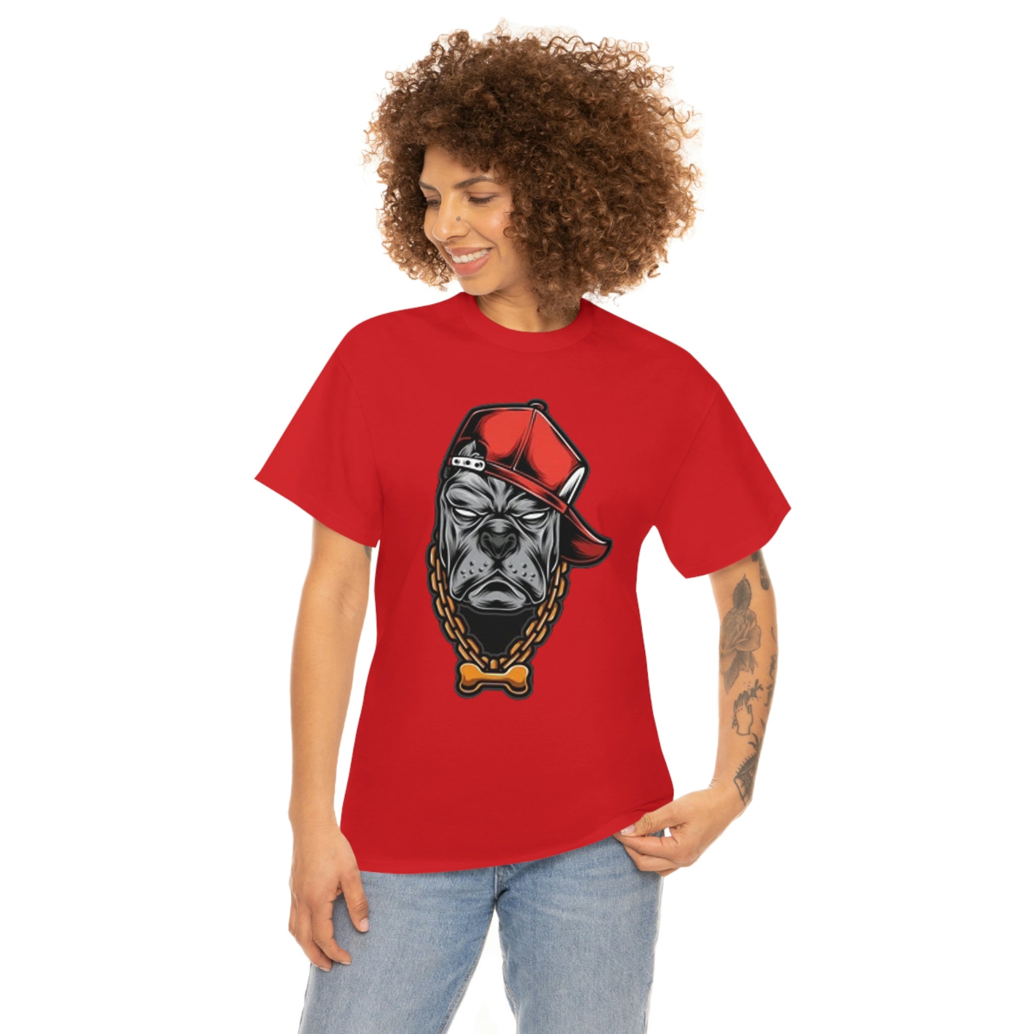 Gangster dog- Heavy Cotton Tee