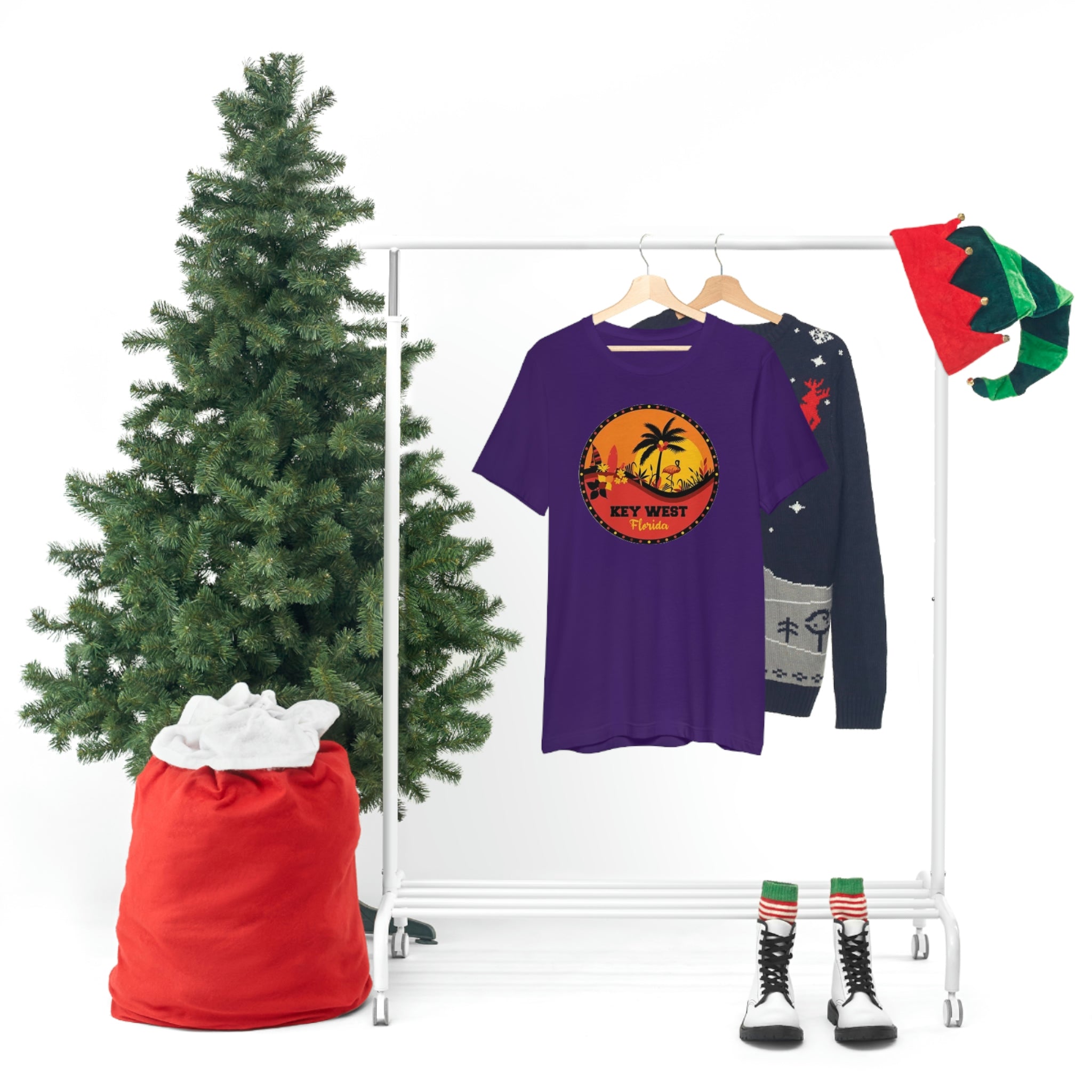 Key west Fl- Unisex Jersey Short Sleeve Tee