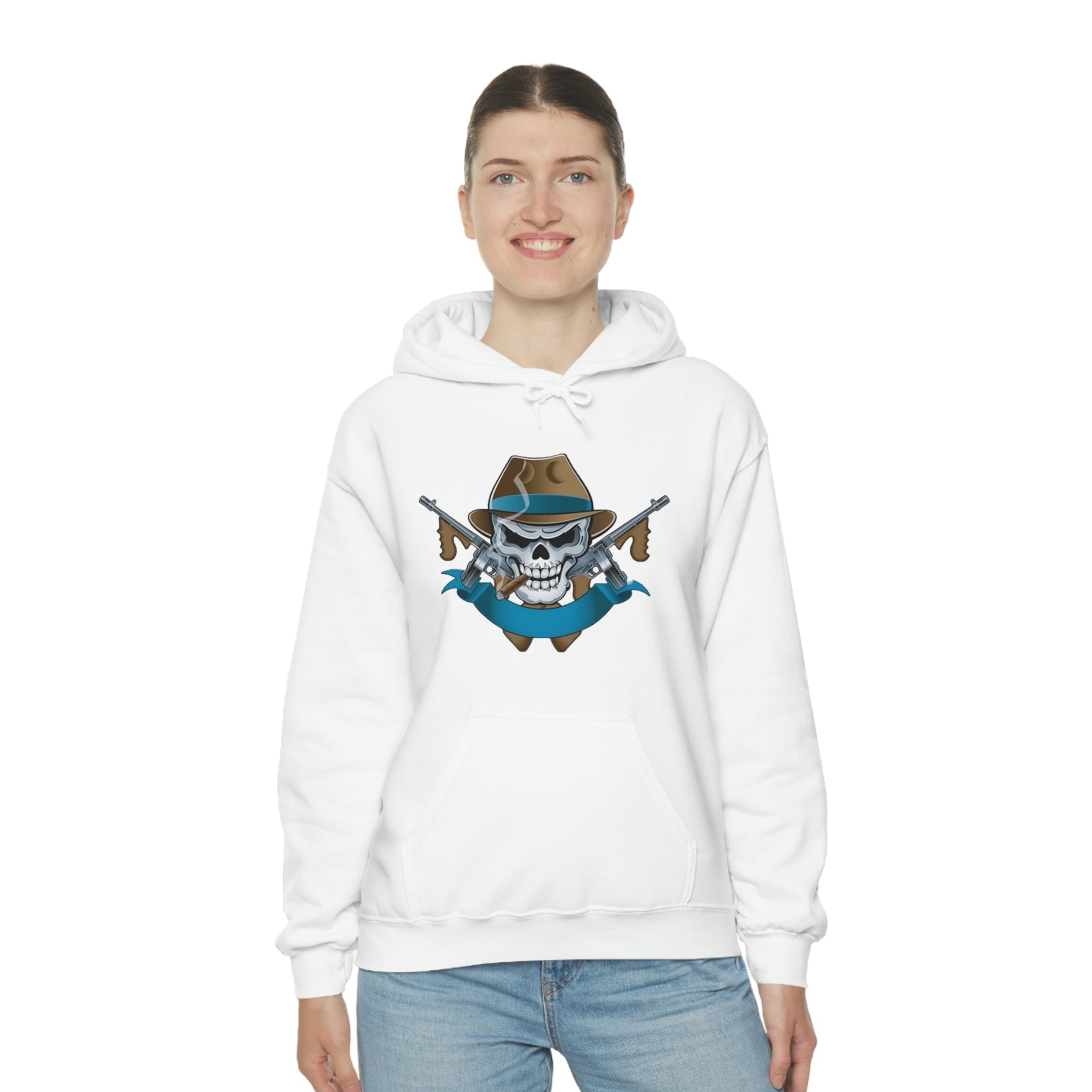 Skullhead- Heavy Blend™ Hooded Sweatshirt