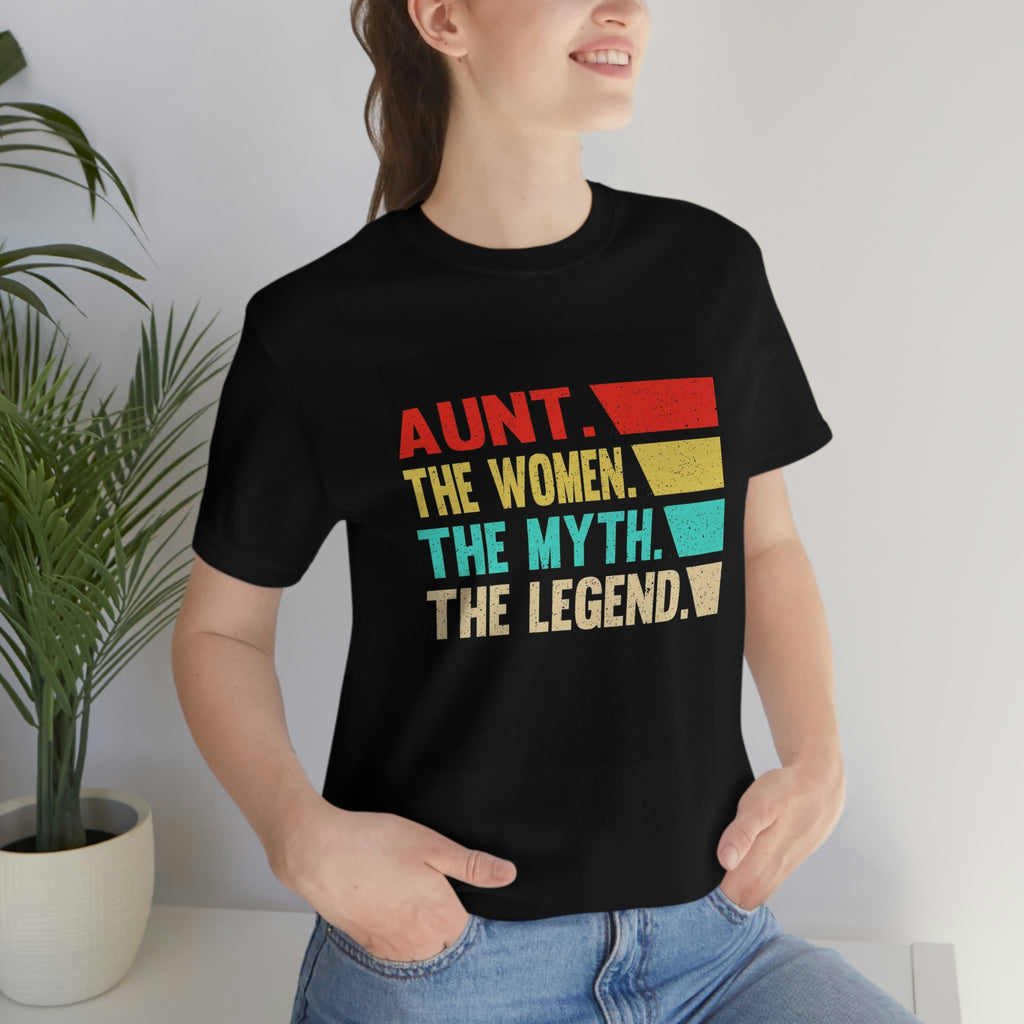 Aunt the legend- Jersey Short Sleeve Tee