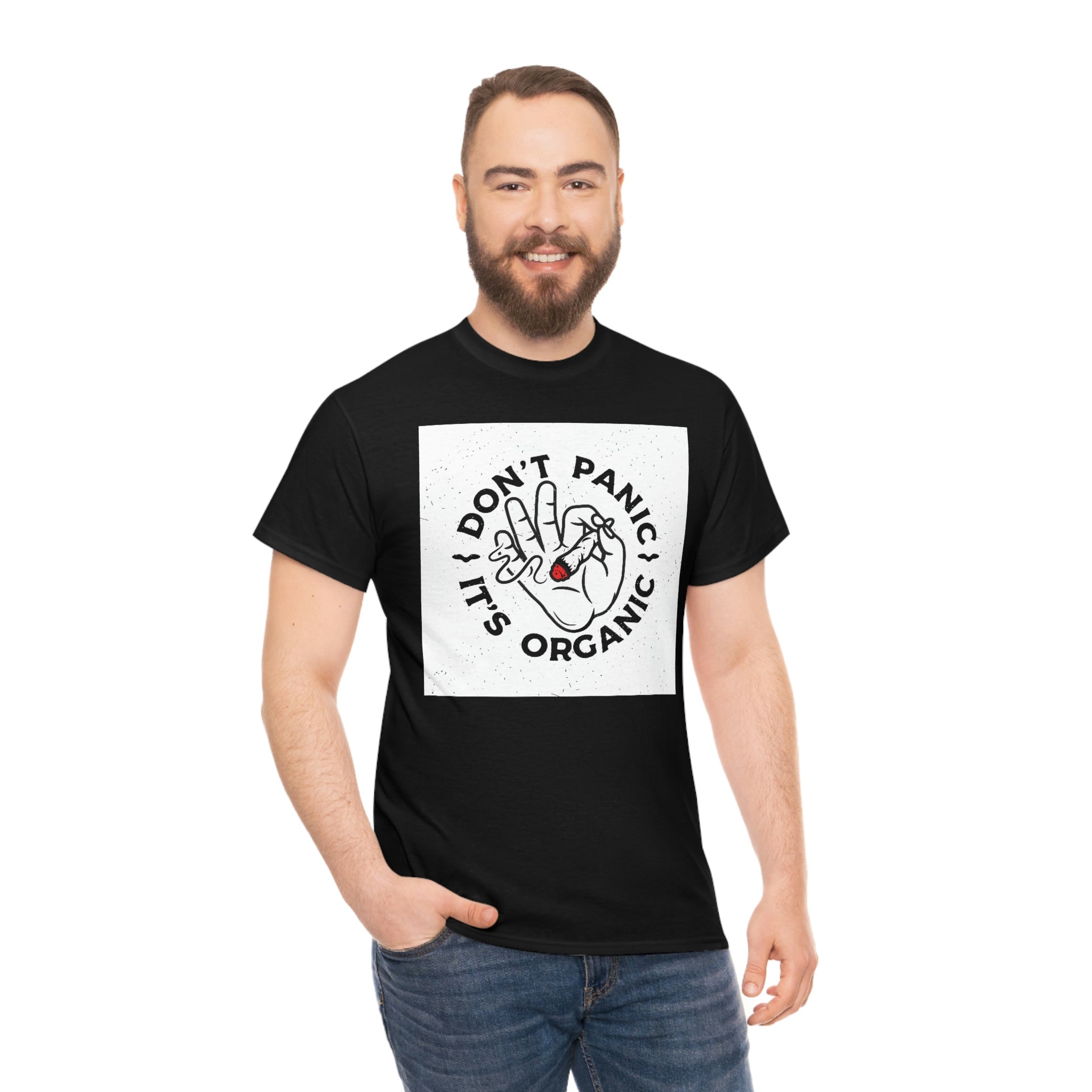 Don’t panic— Unisex Heavy Cotton Tee