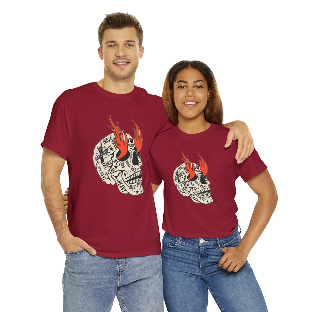 Rocker head- Heavy Cotton Tee