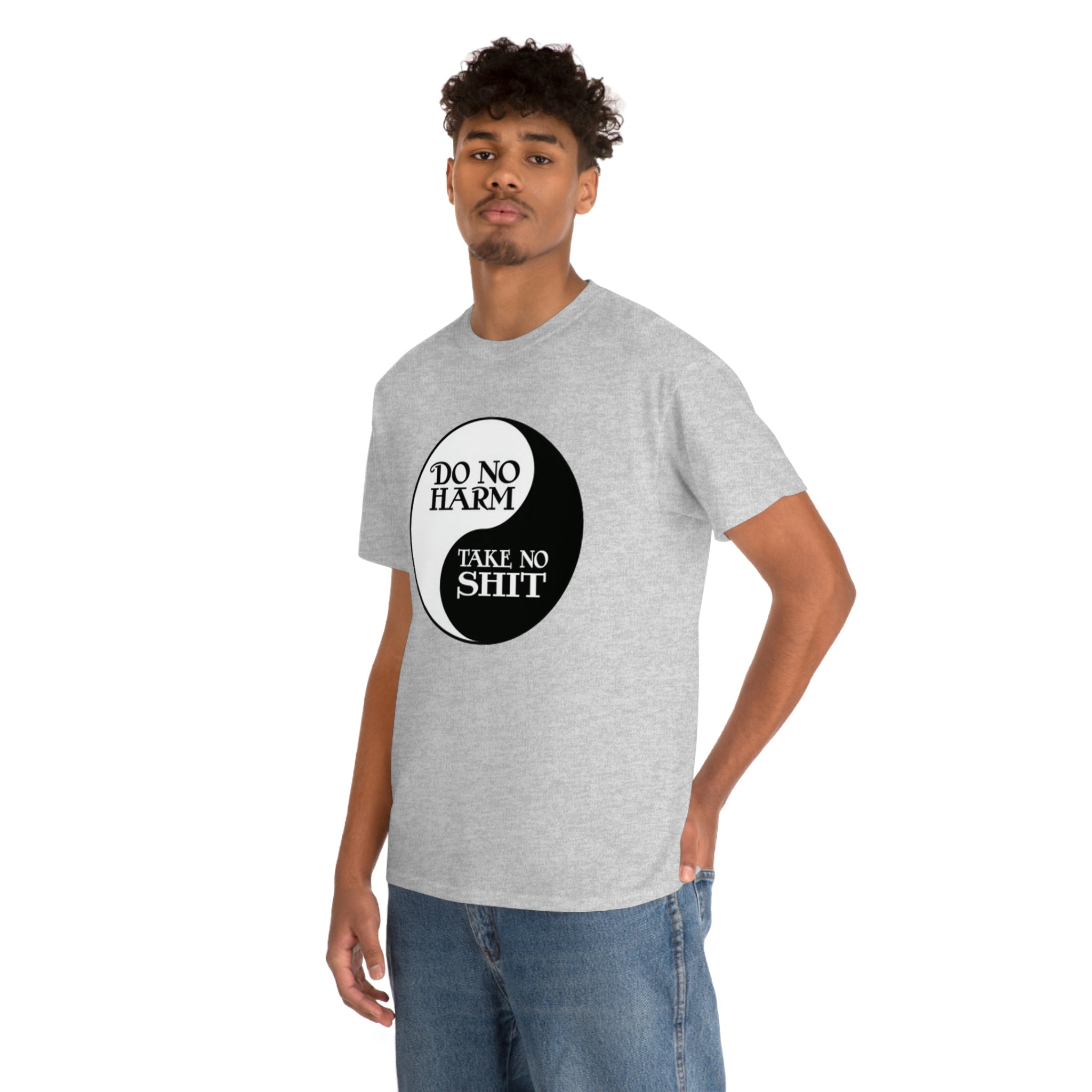 Do no harm take no shit-  Heavy Cotton Tee