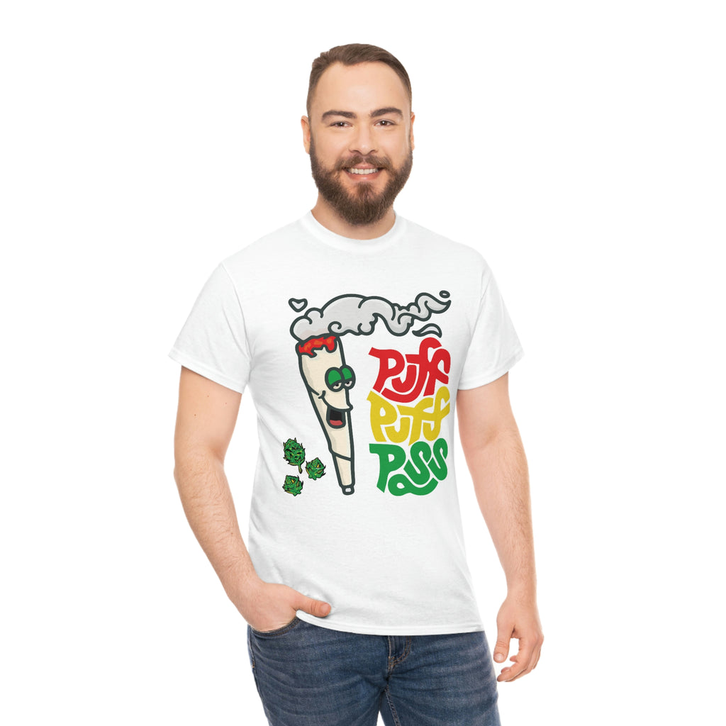 Weed- puff pass- Unisex Heavy Cotton Tee