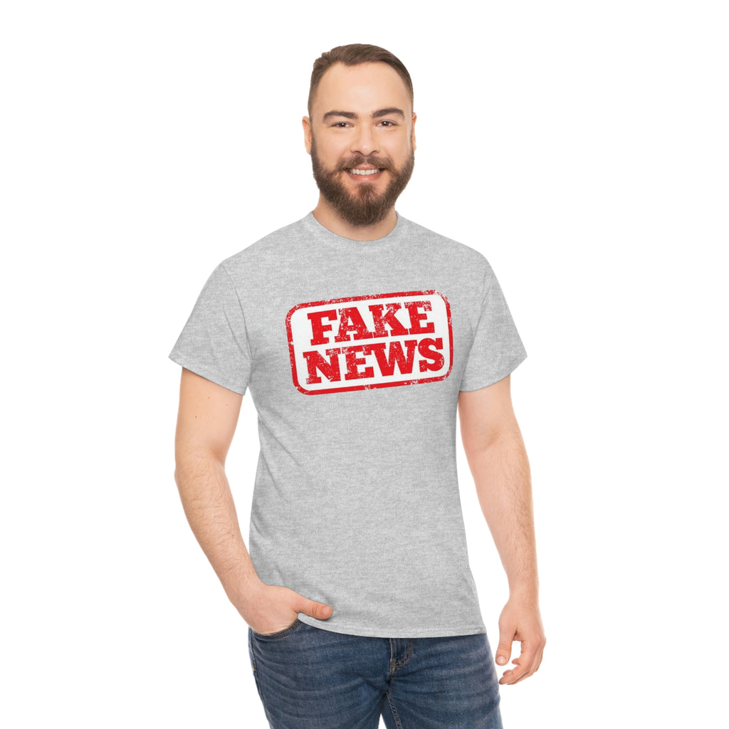 Fake news- Unisex Heavy Cotton Tee