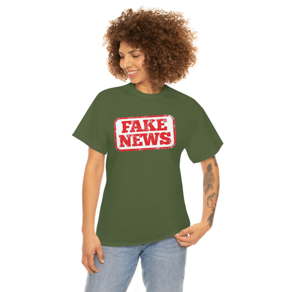 Fake news- Unisex Heavy Cotton Tee