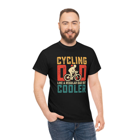 Cycling dad- Heavy Cotton Tee