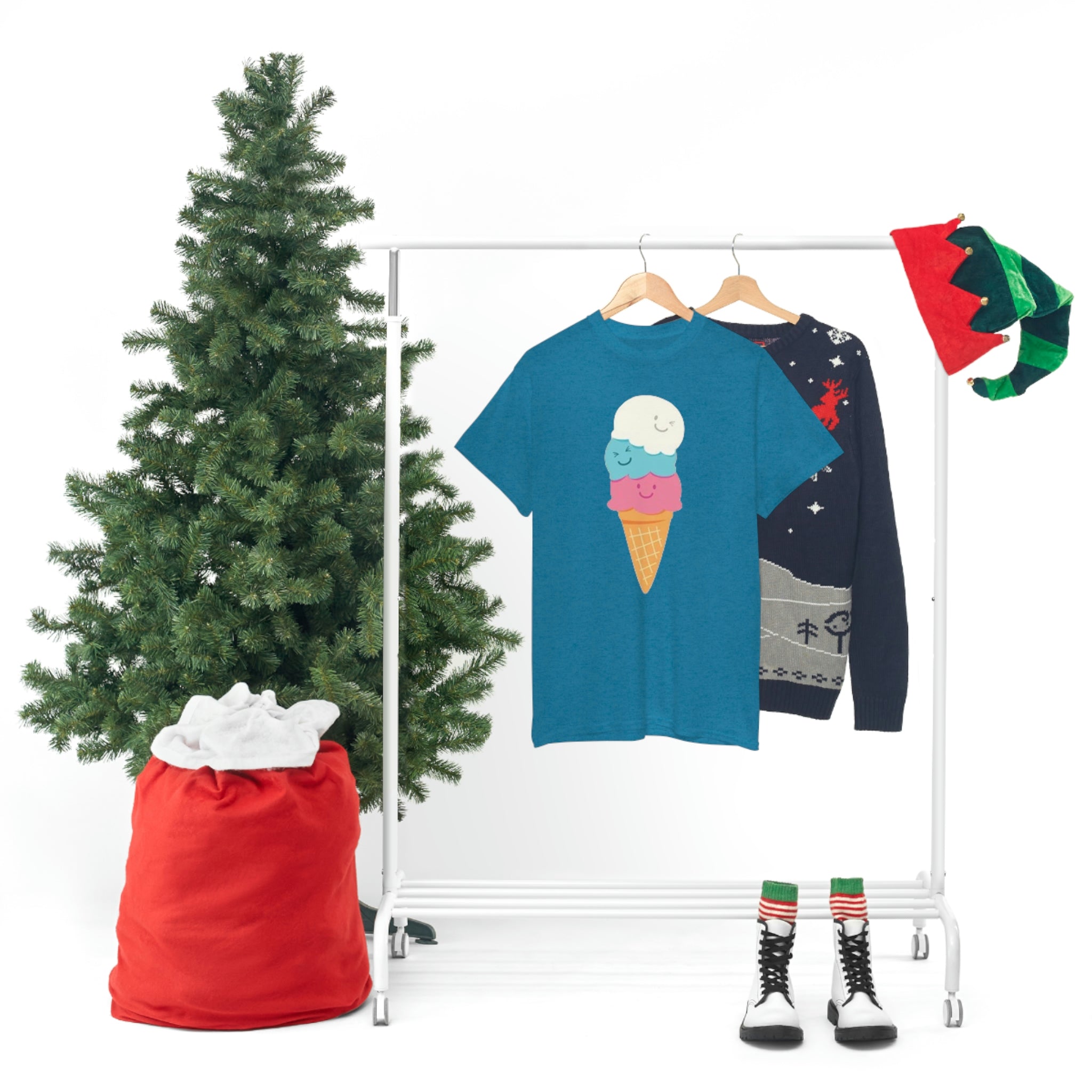 Ice cream- Unisex Heavy Cotton Tee