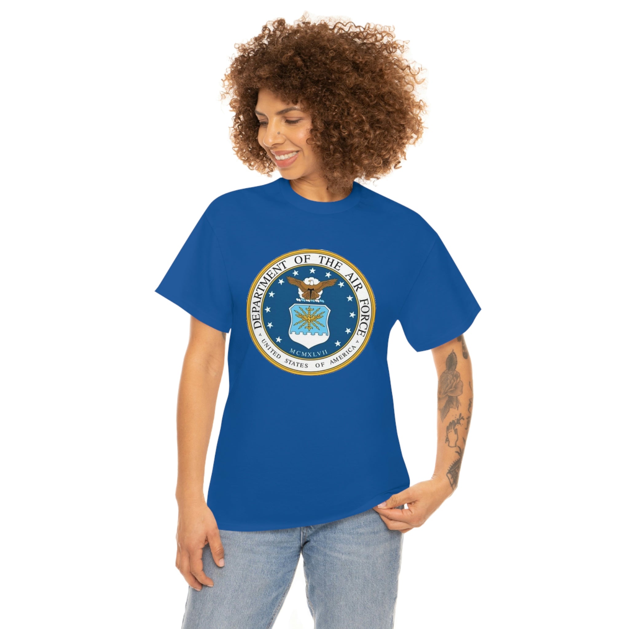 Air Force- Heavy Cotton Tee