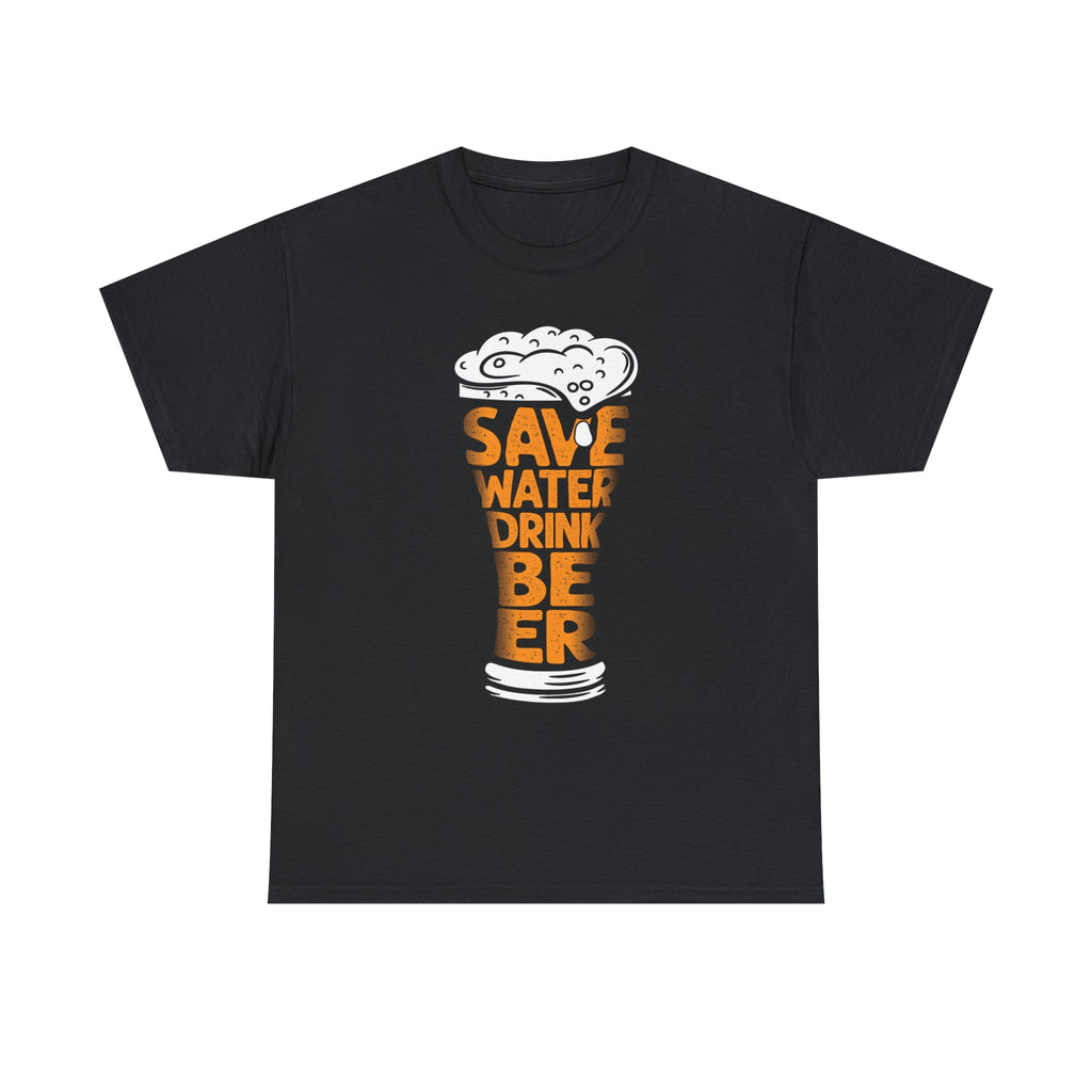 Save water drink beer- Heavy Cotton Tee