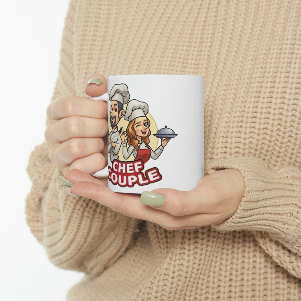 Chef couple- Ceramic Mug 11oz