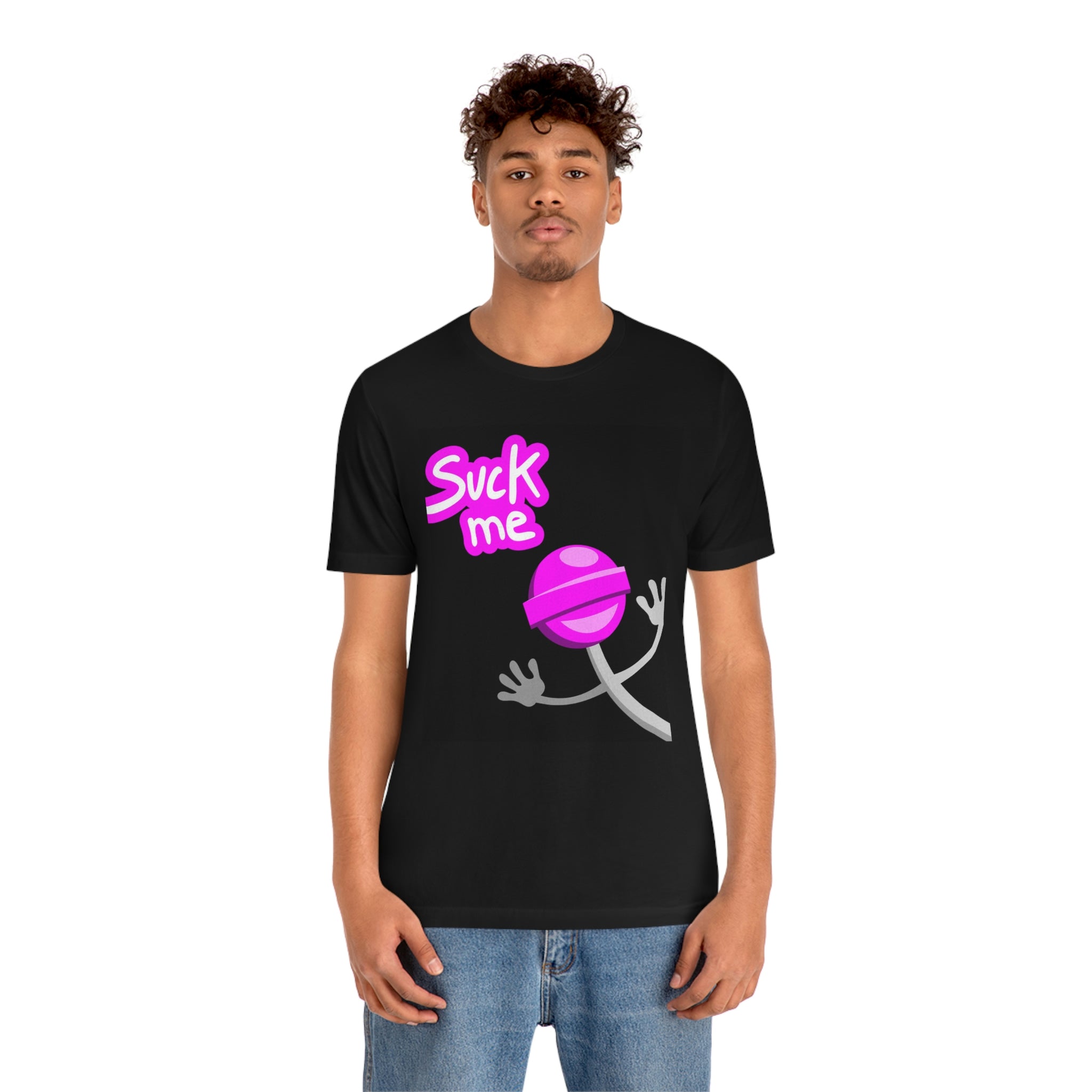 Suck me— Jersey Short Sleeve Tee