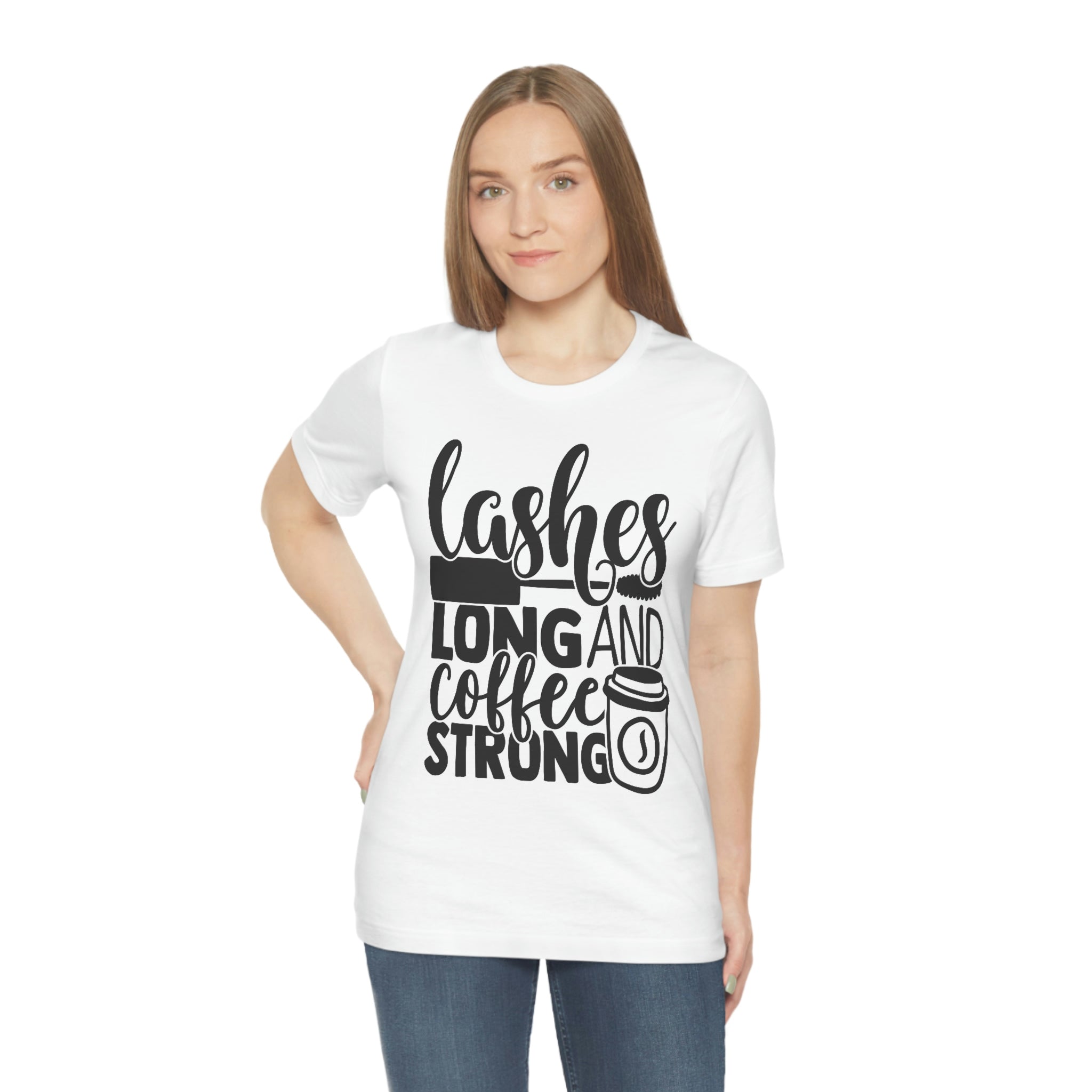 Lashes long— Jersey Short Sleeve Tee