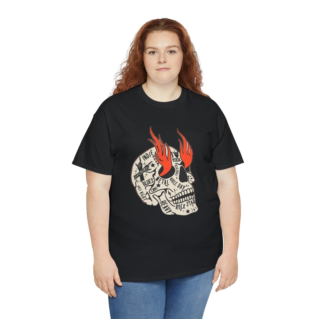 Rocker head- Heavy Cotton Tee