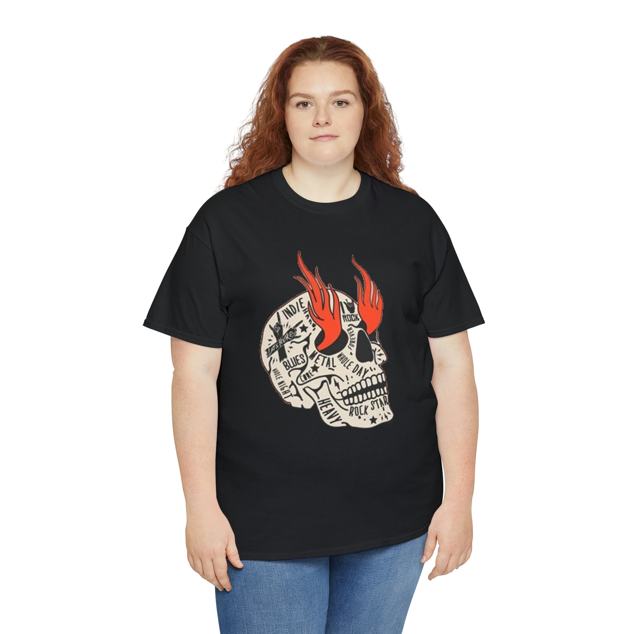 Rocker head- Heavy Cotton Tee
