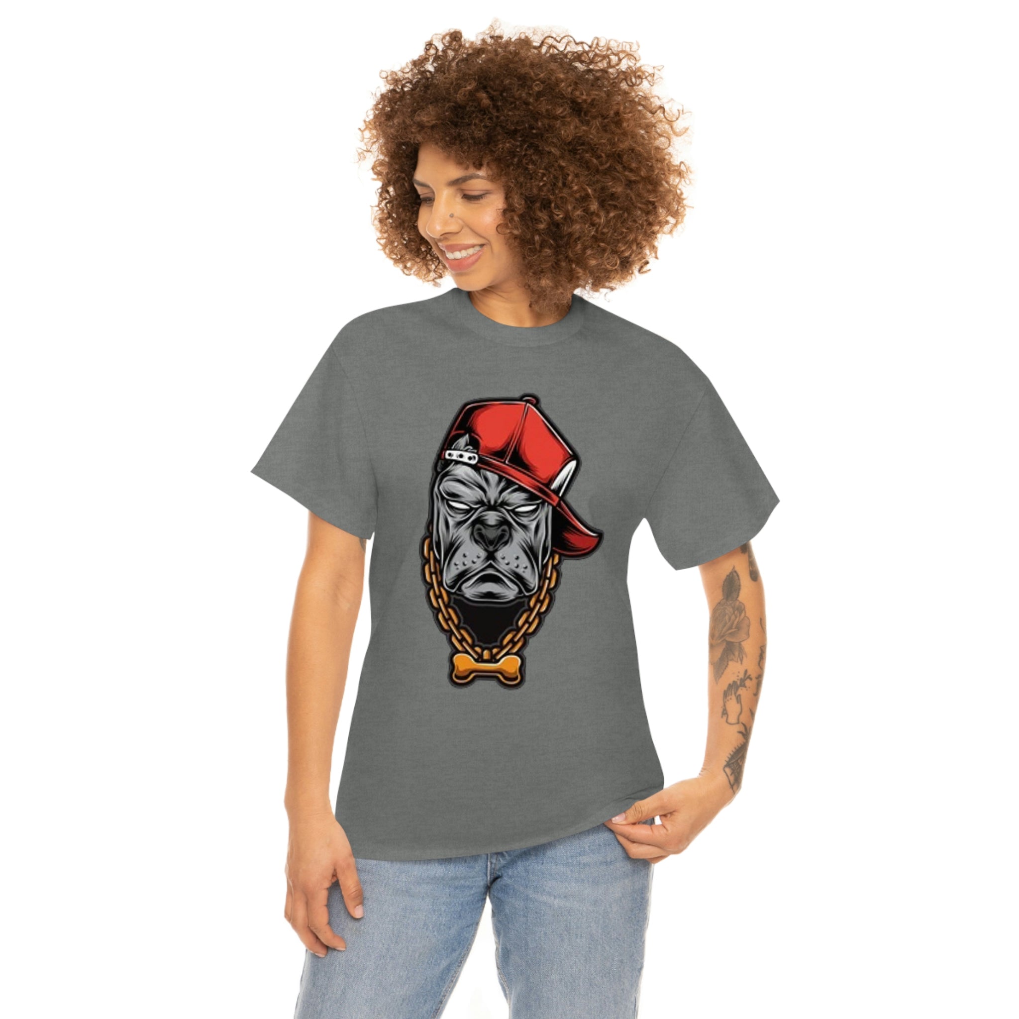 Gangster dog- Heavy Cotton Tee