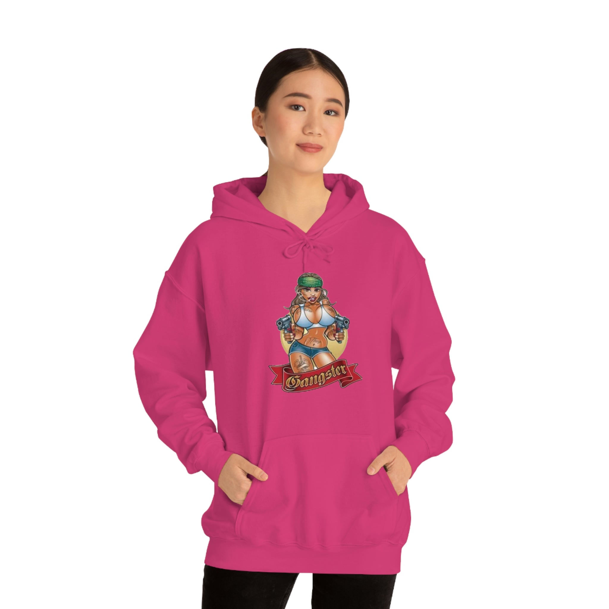 Girl gangster-Heavy Blend™ Hooded Sweatshirt