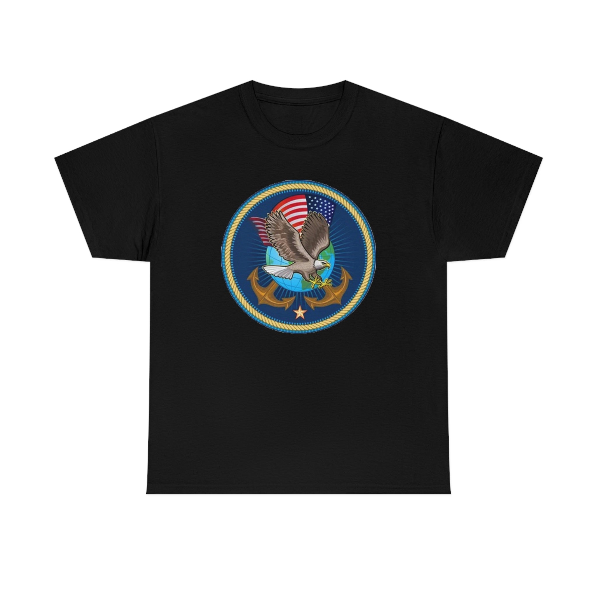Navy- Unisex Heavy Cotton Tee