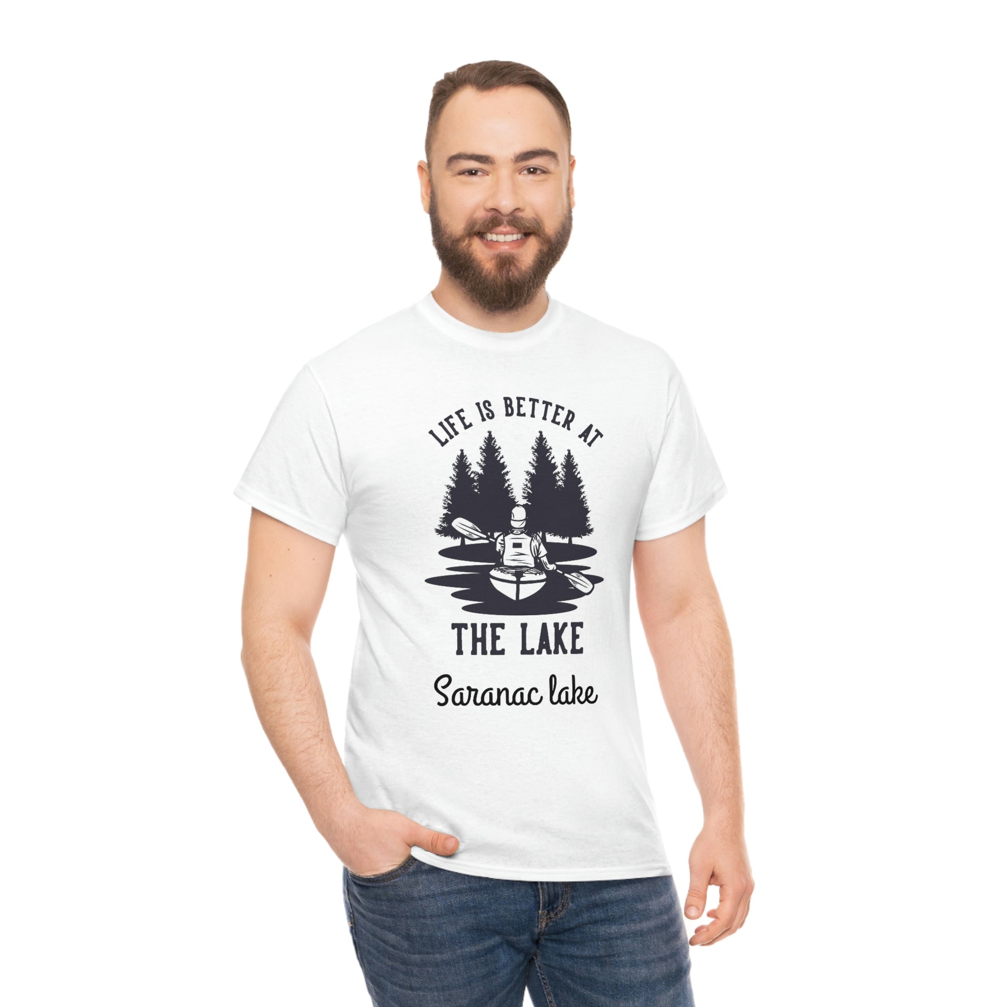 Life is better at the lake - SL-Unisex Heavy Cotton Tee