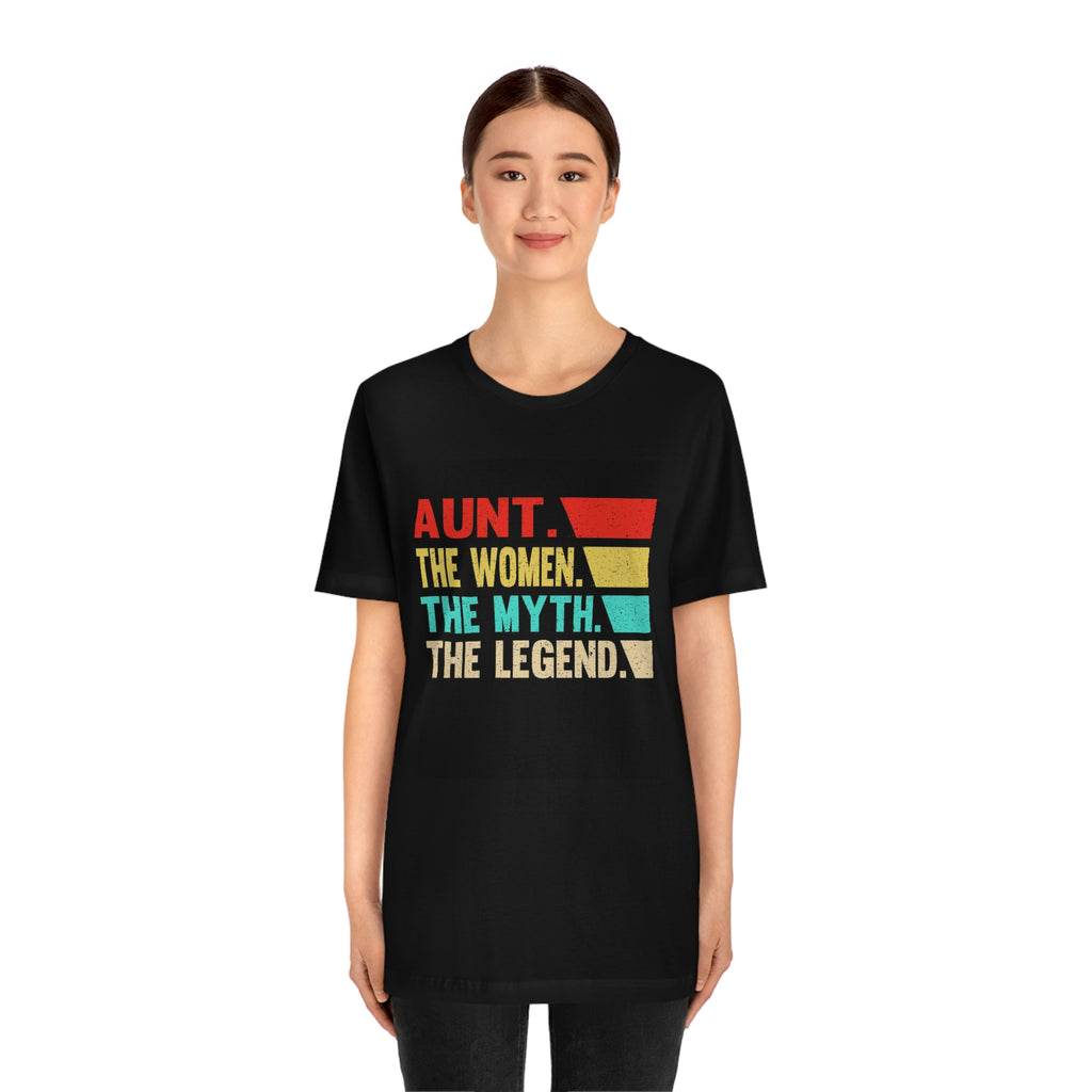 Aunt the legend- Jersey Short Sleeve Tee