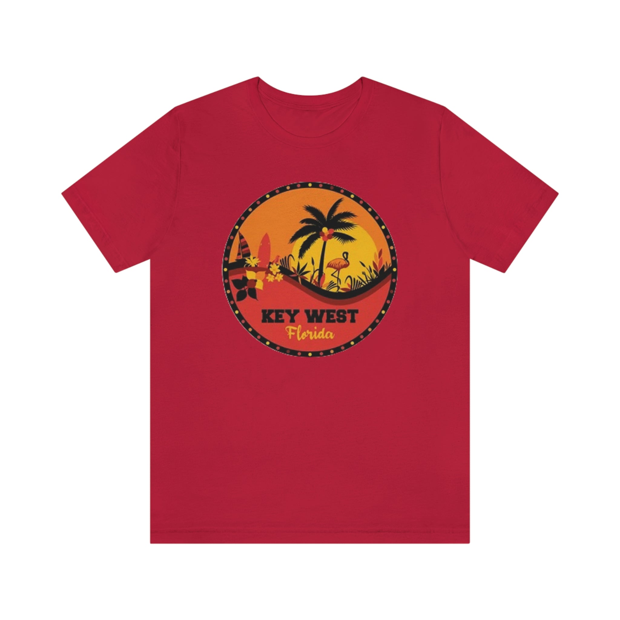 Key west Fl- Unisex Jersey Short Sleeve Tee