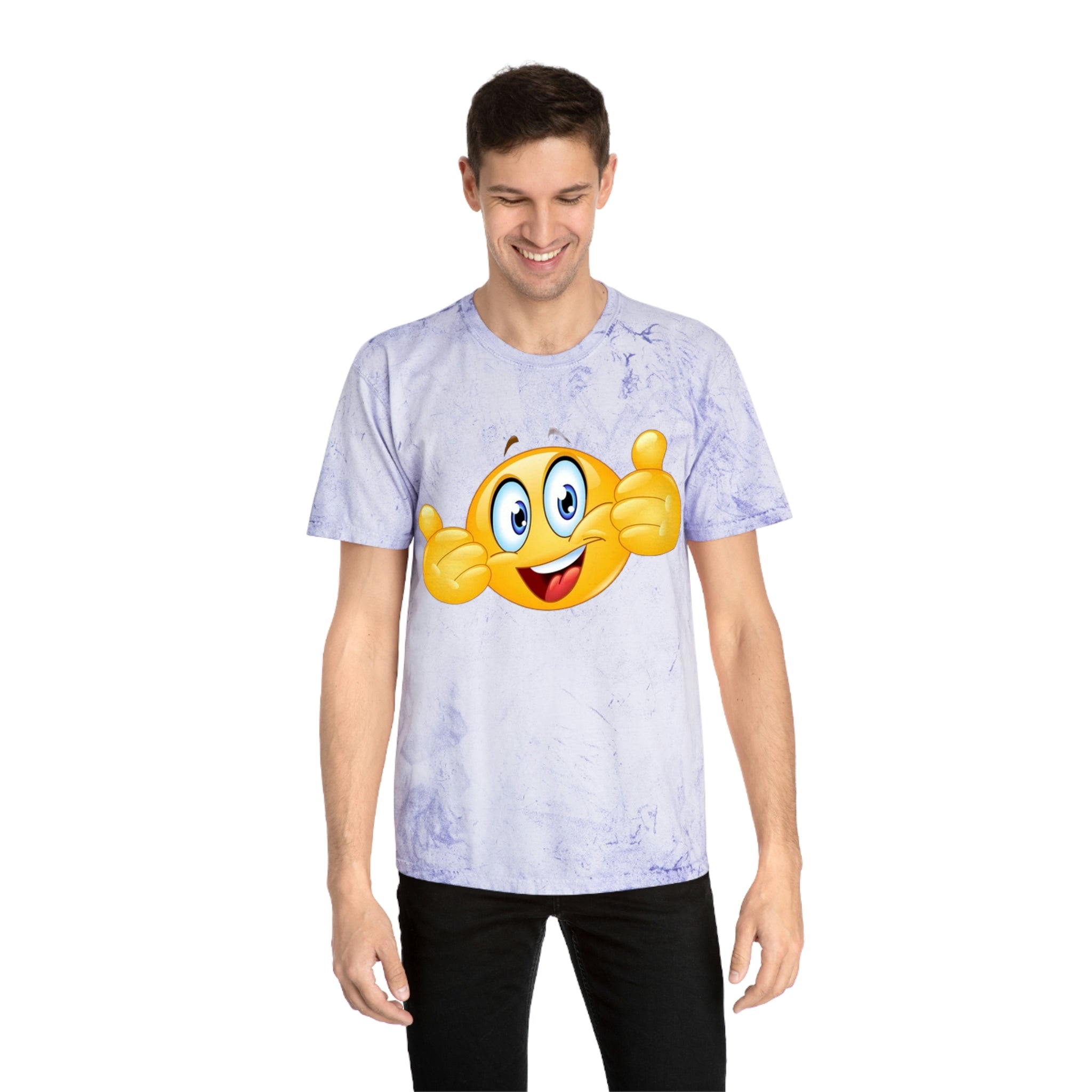 Smiley face— Unisex Color Blast T-Shirt