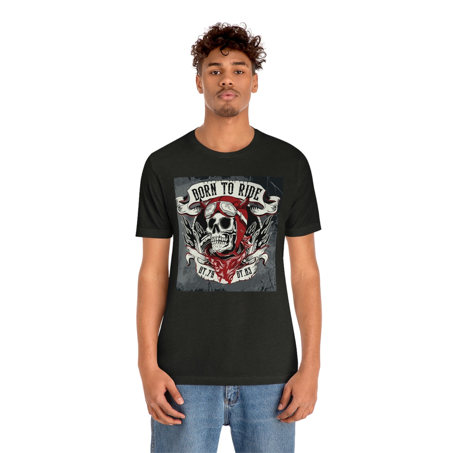 Born to ride- Jersey Short Sleeve Tee