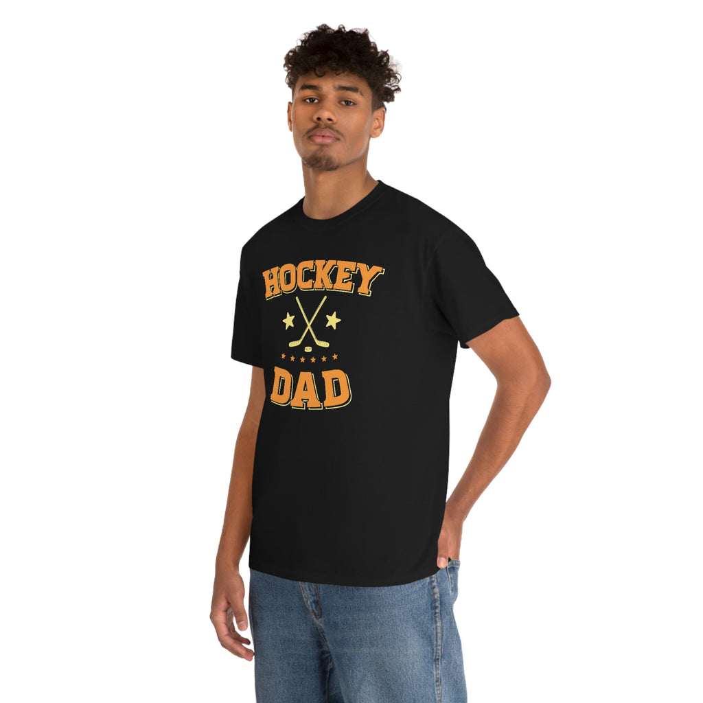 Hockey dad- Heavy Cotton Tee