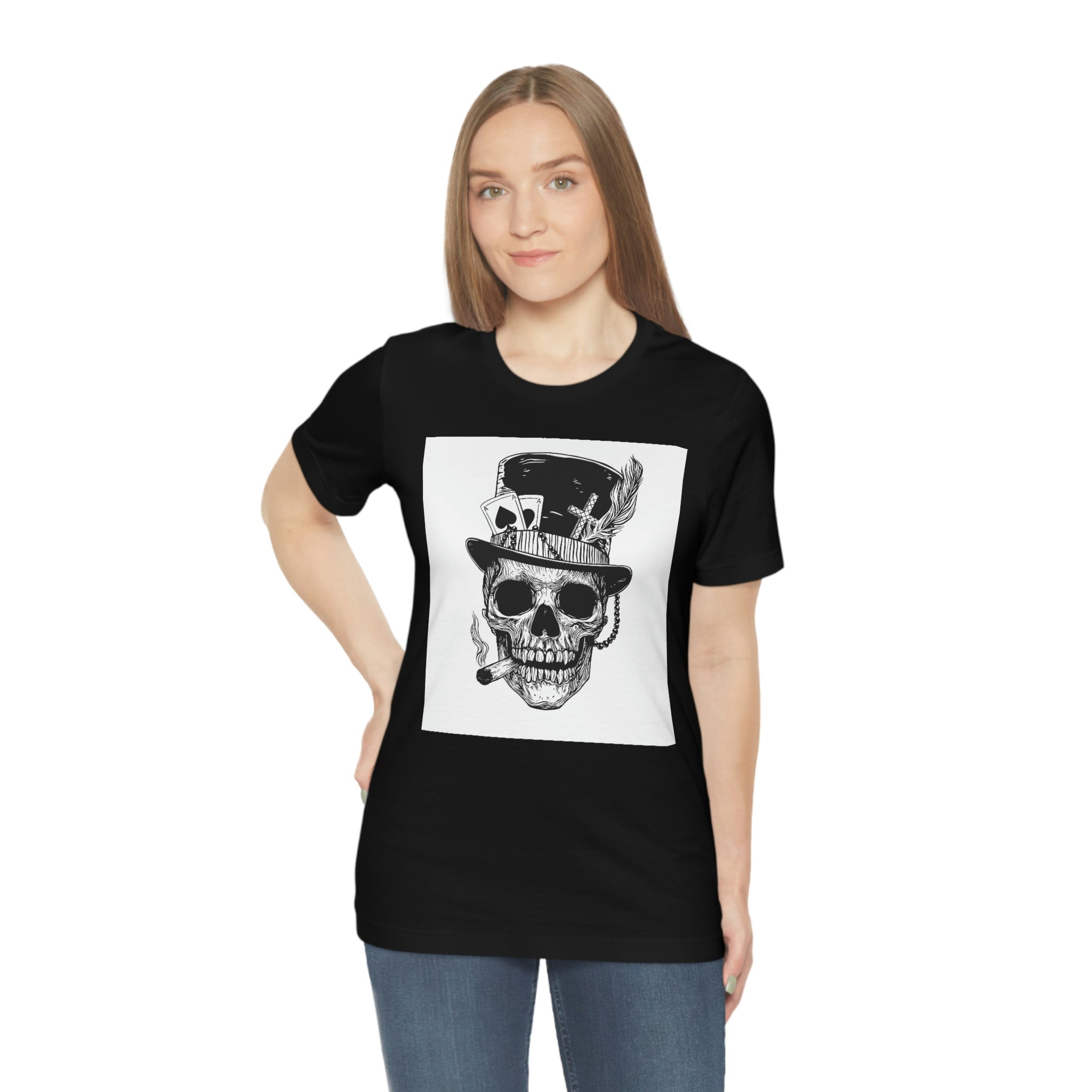 Skull thug- Jersey Short Sleeve Tee