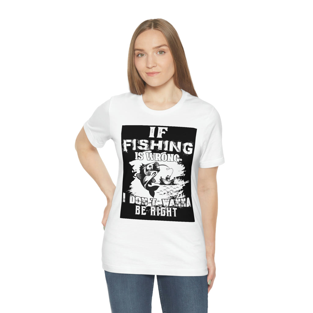 Fishing— Unisex Jersey Short Sleeve Tee
