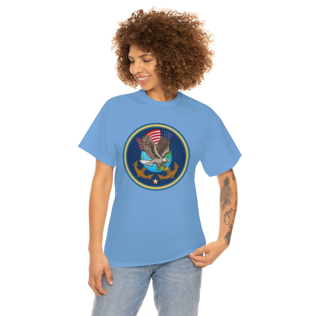Navy- Unisex Heavy Cotton Tee
