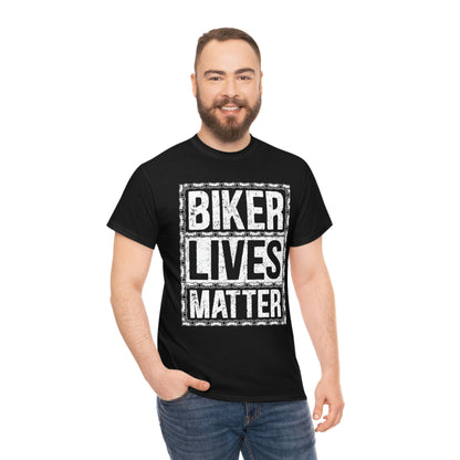 Biker lives matter- Unisex Heavy Cotton Tee