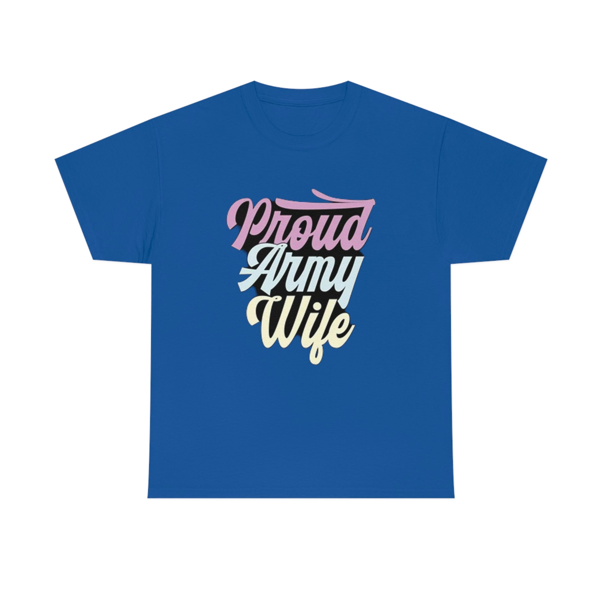 Proud army wife— Heavy Cotton Tee