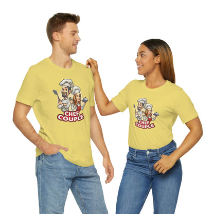 Chef couple- Unisex Jersey Short Sleeve Tee