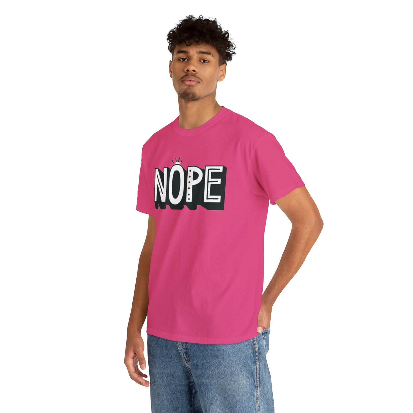 Nope- Heavy Cotton Tee