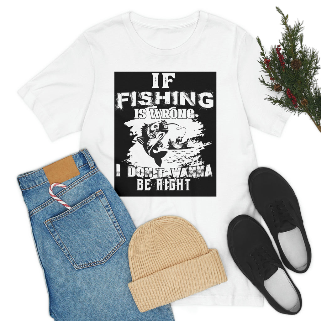 Fishing— Unisex Jersey Short Sleeve Tee
