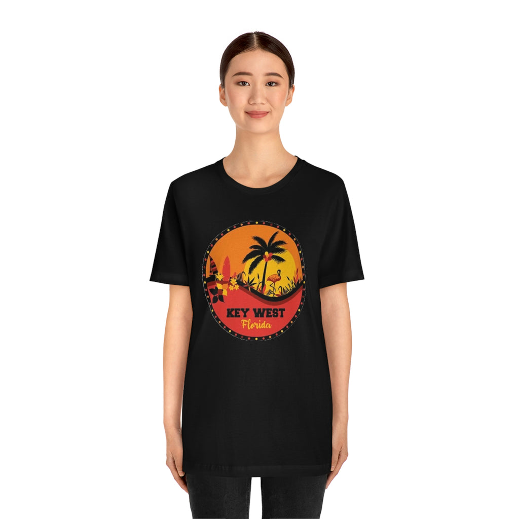 Key west Fl- Unisex Jersey Short Sleeve Tee