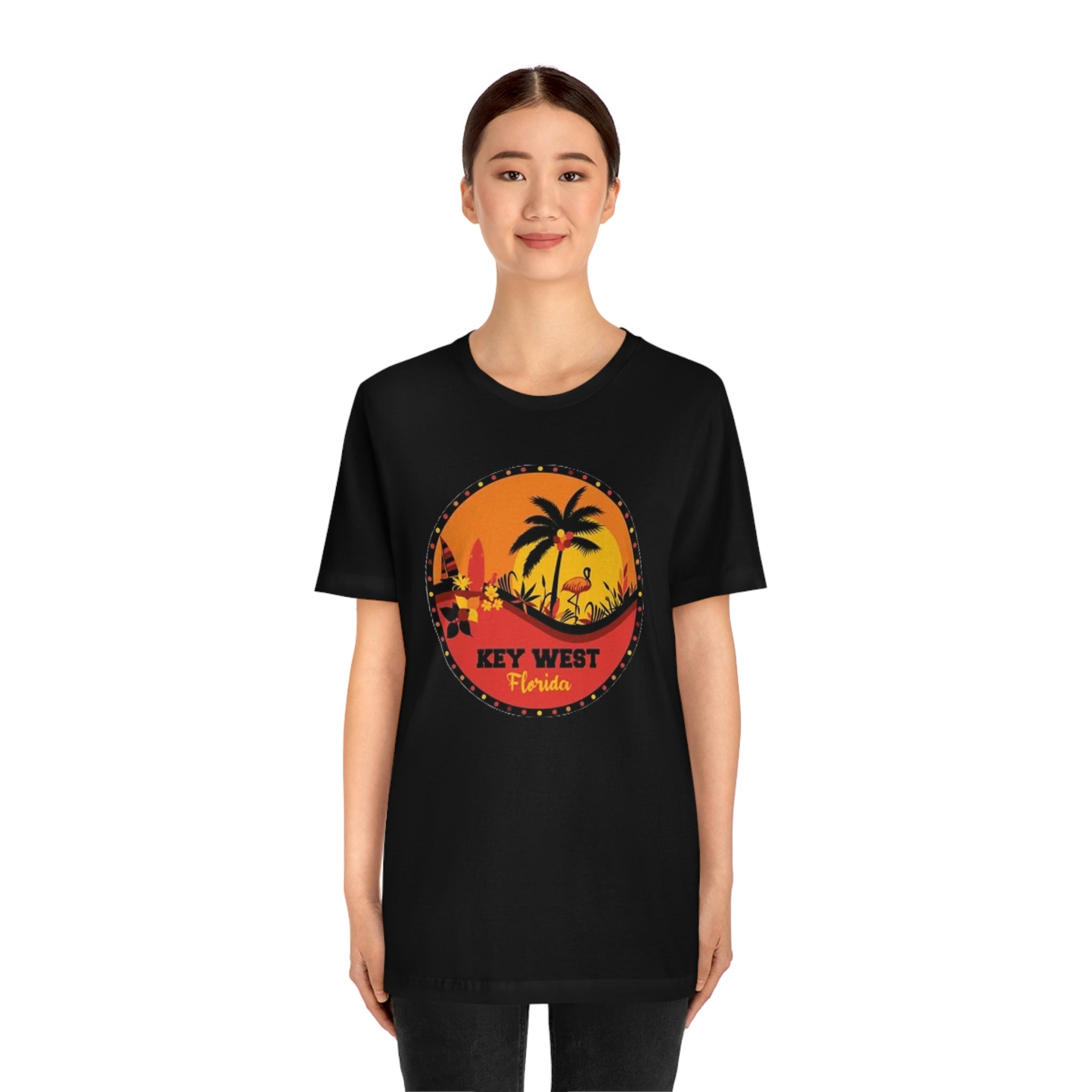 Key west Fl- Unisex Jersey Short Sleeve Tee