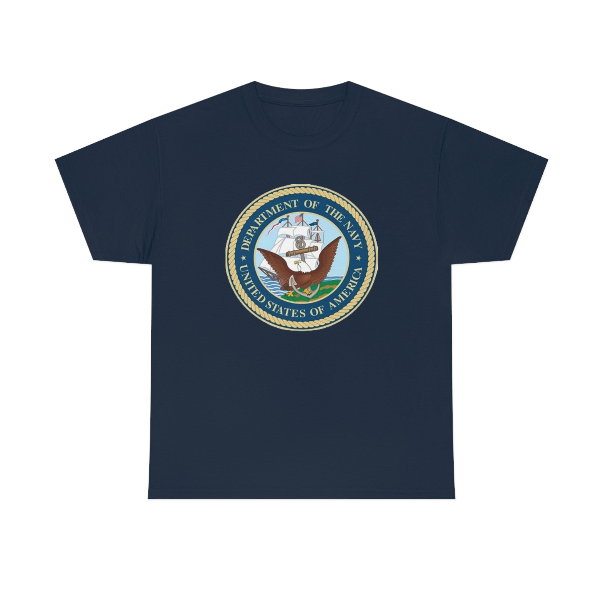 Navy- Unisex Heavy Cotton Tee