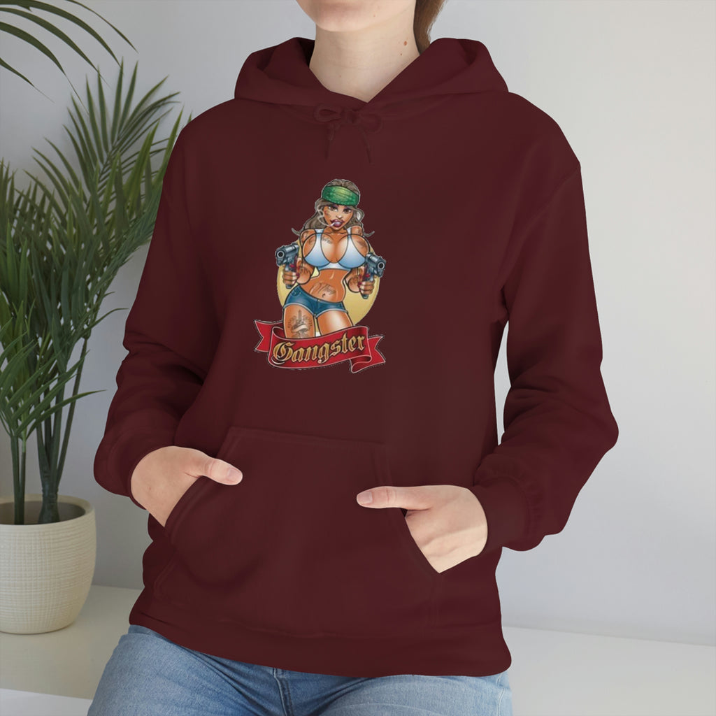 Girl gangster-Heavy Blend™ Hooded Sweatshirt